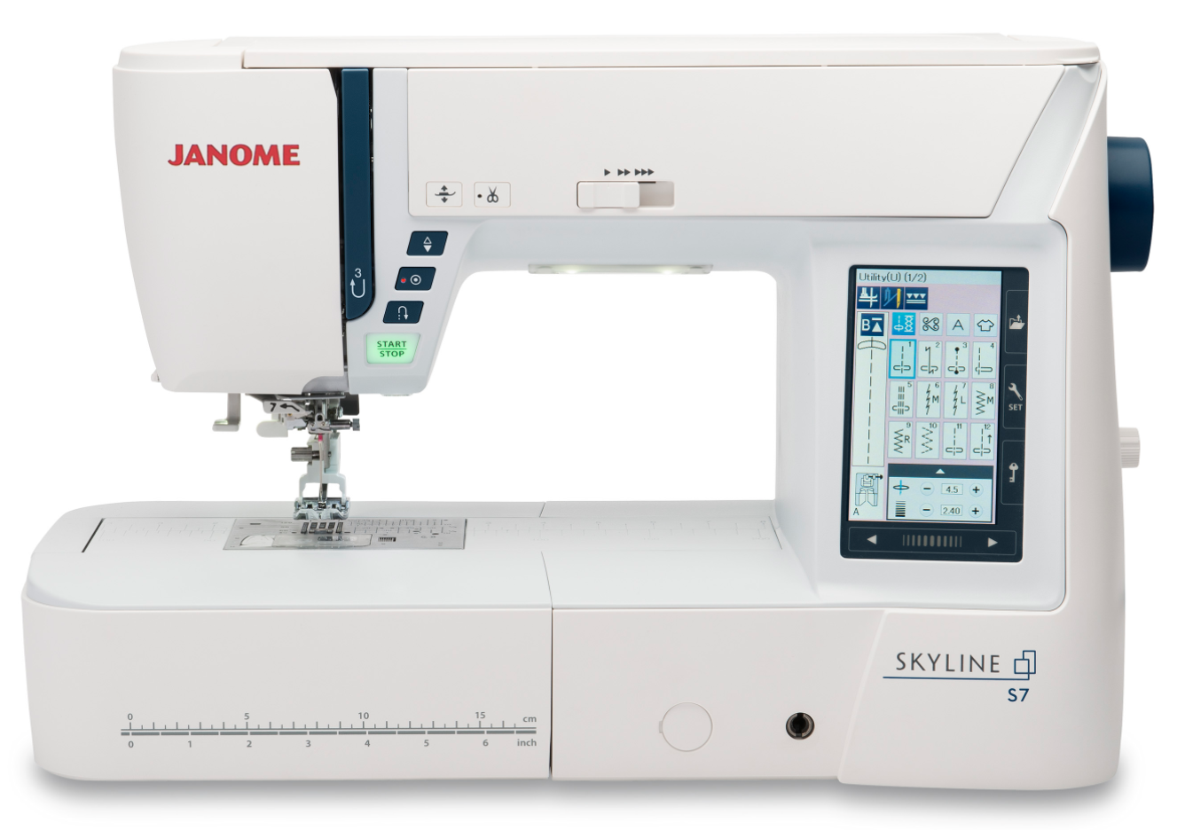 Janome Skyline S7 at K-W Sewing Machines